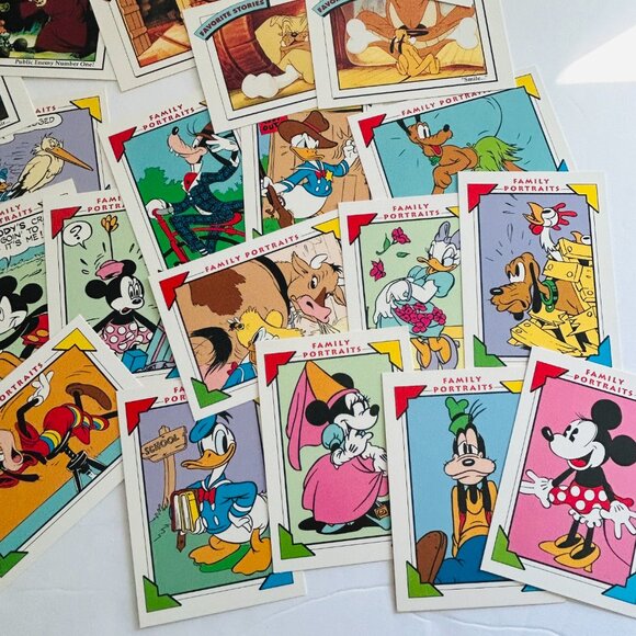Disney Impel Collector Cards 1991 World Tour Fave Stories Family Portrait Lot 42 - Picture 5 of 7